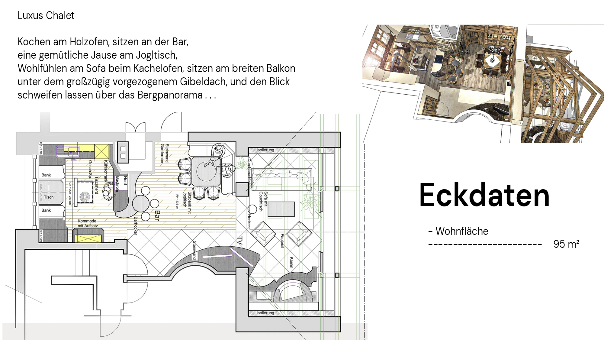 Chalet Ferienhaus - Pötscher Design