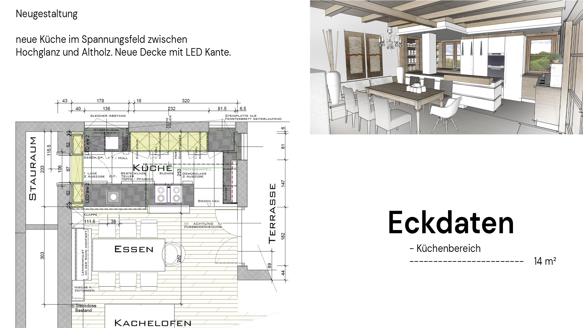 Privathaus - Küche - Pötscher Design